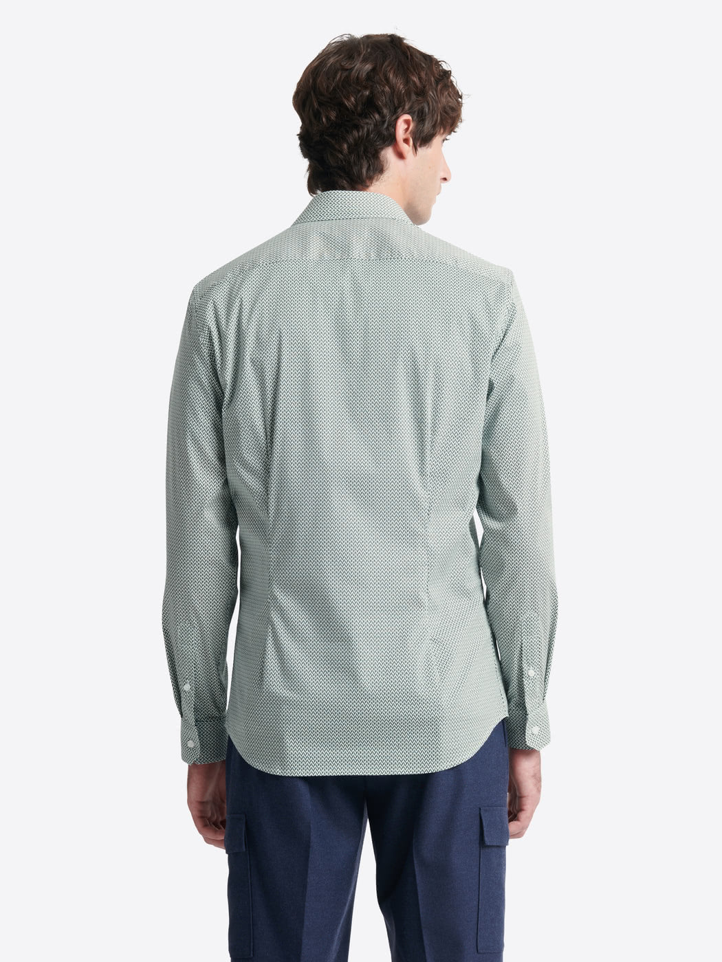 Chemise stretch fantaisie en coton - DEVRED 1902
