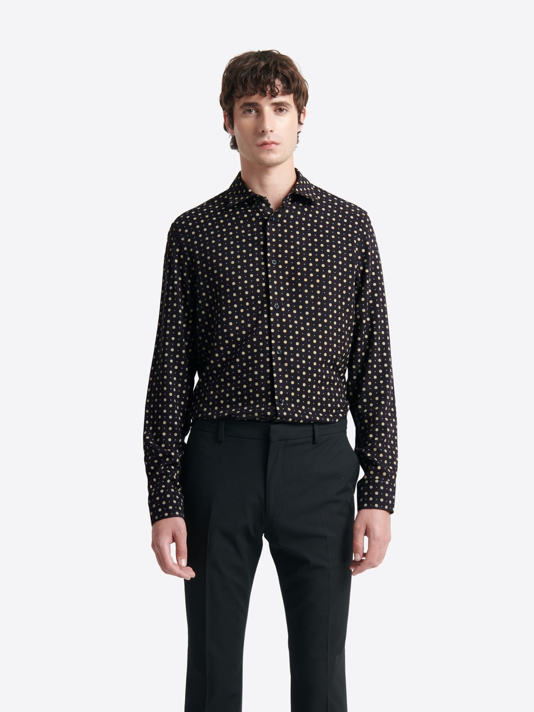 Chemise à pois en viscose - DEVRED 1902