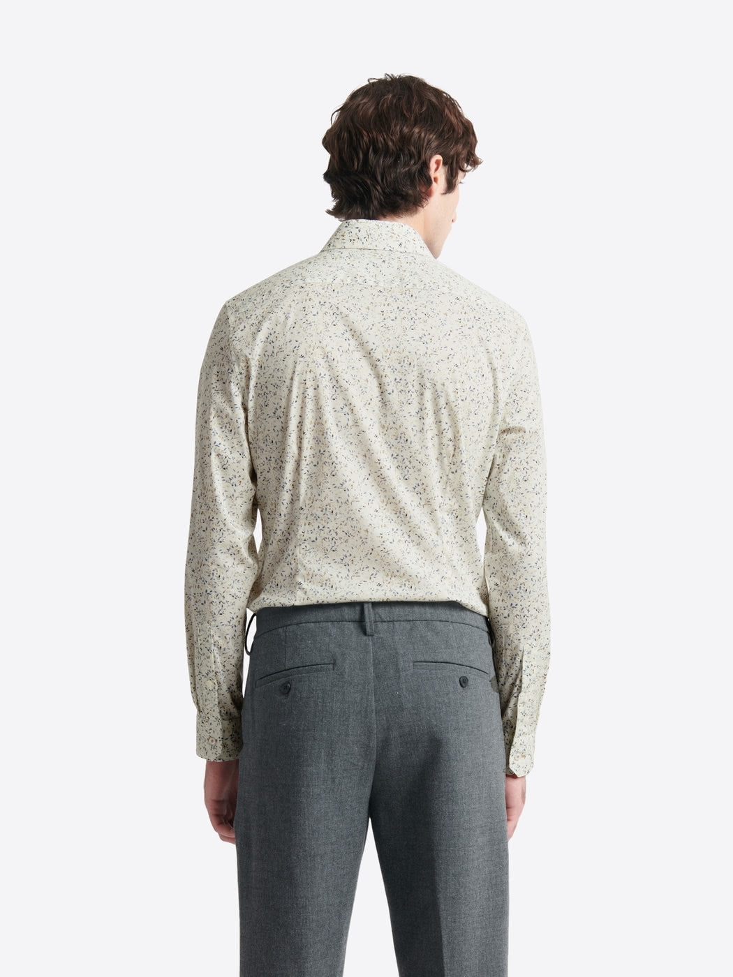 Chemise fleurie en coton stretch - DEVRED 1902