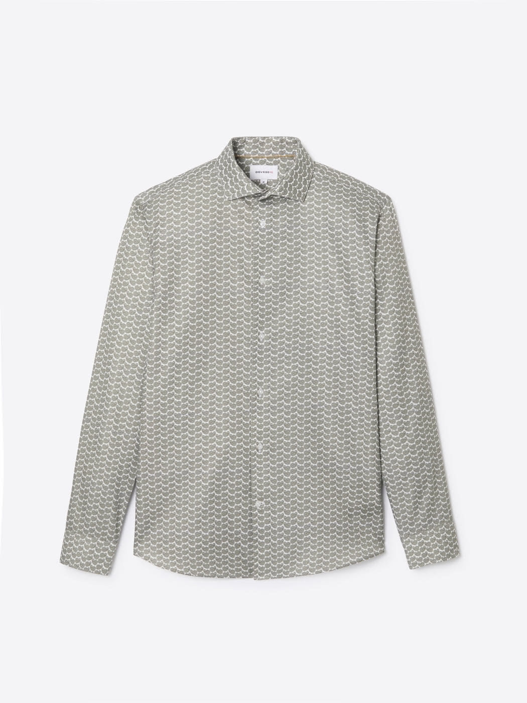 Chemise slim double retors à motif - DEVRED 1902