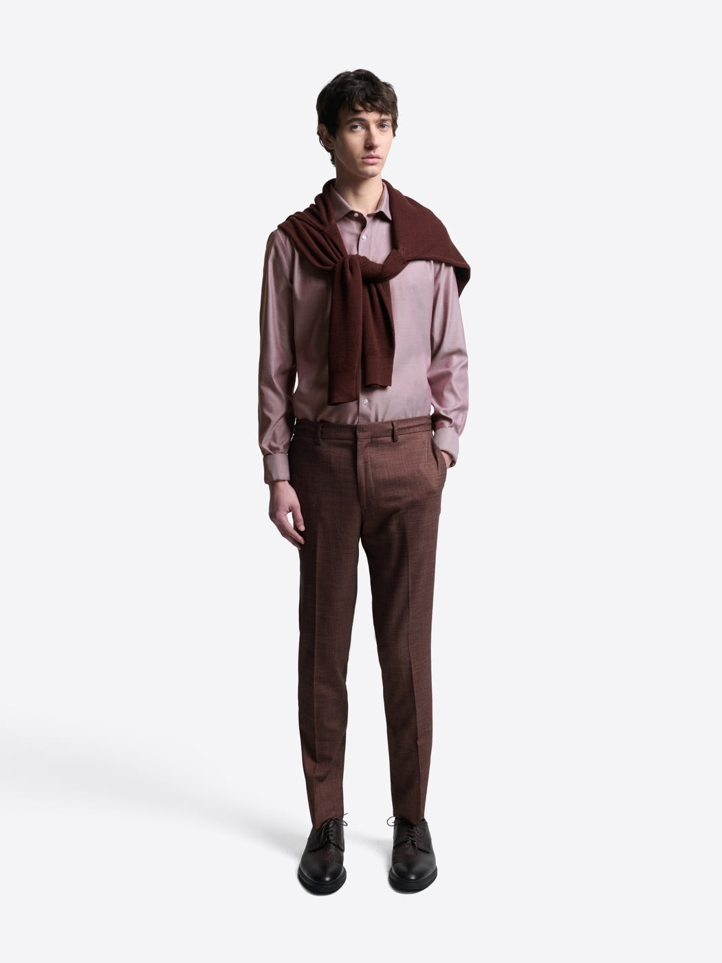 Chemise slim double retors unie - DEVRED 1902
