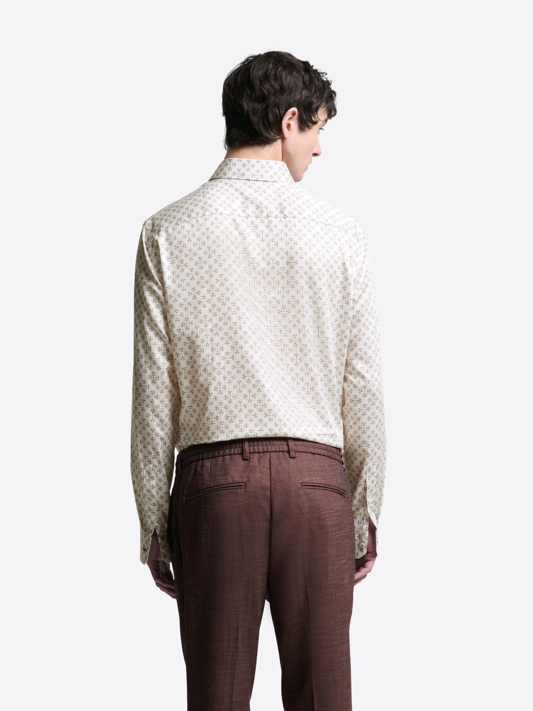 Chemise slim à motif - DEVRED 1902