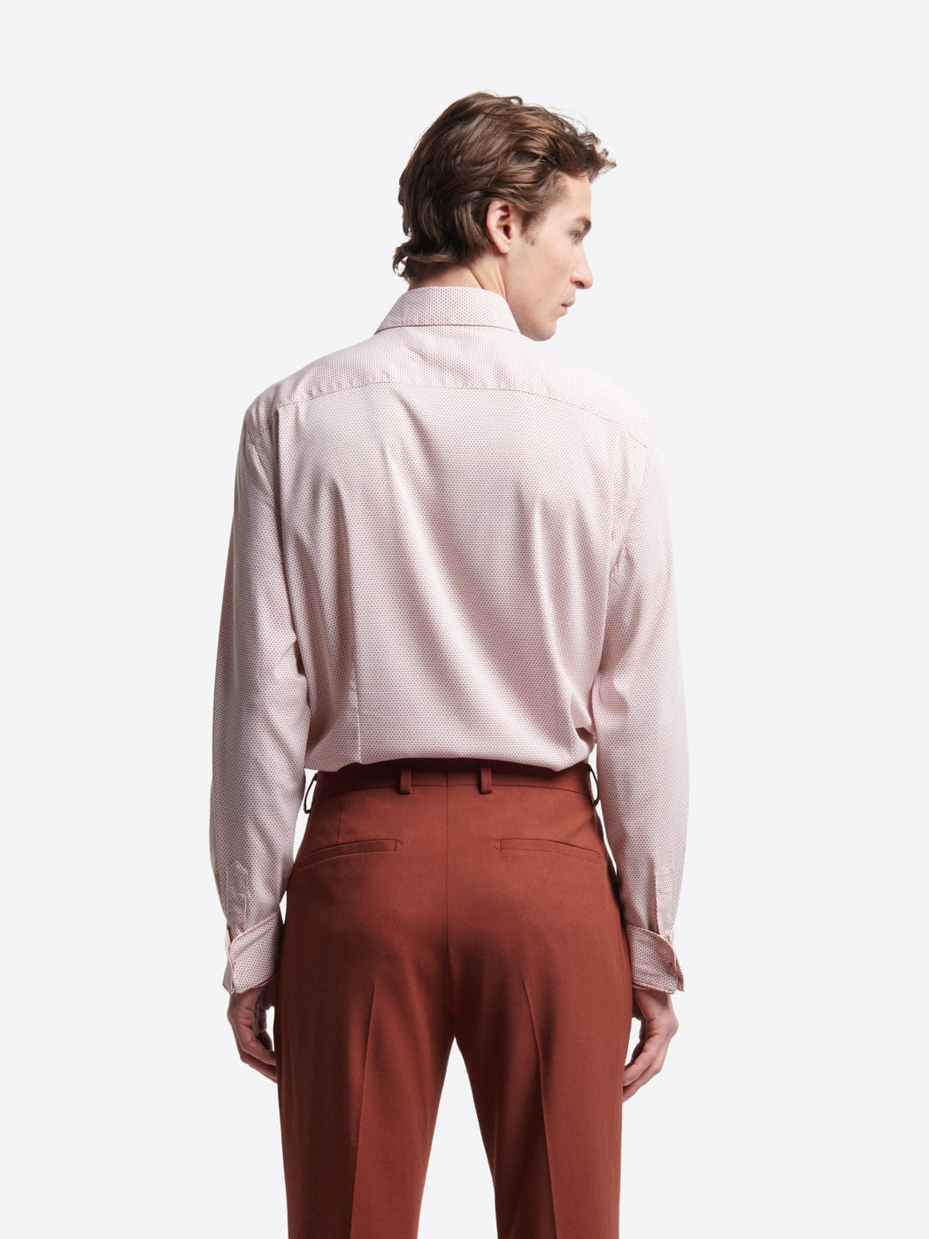 Chemise extraslim stretch à motif - DEVRED 1902