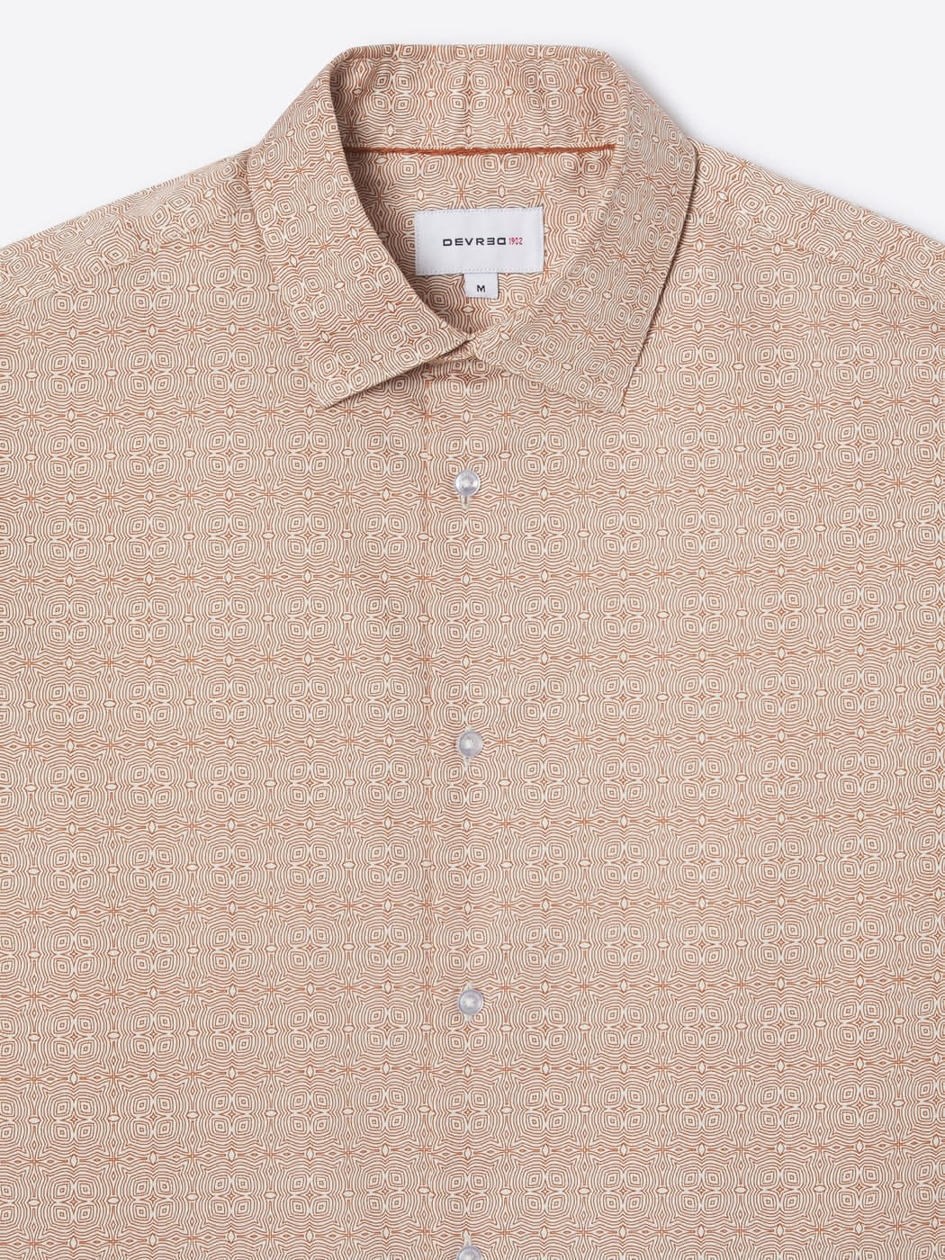Chemise slim à motif - DEVRED 1902