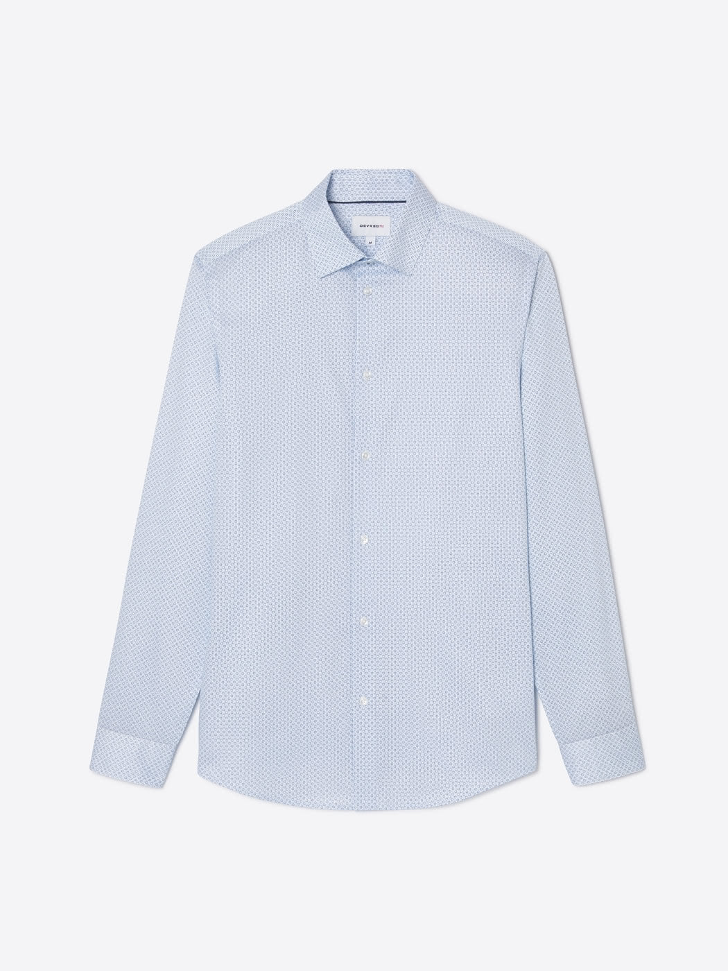 Chemise slim à motif en coton - DEVRED 1902