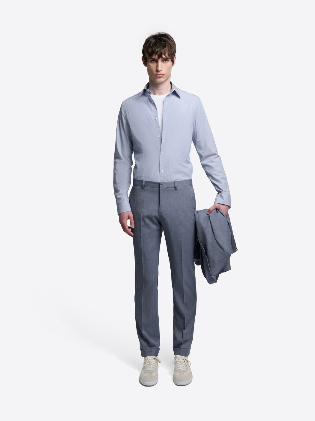 Chemise slim rayée en coton - DEVRED 1902