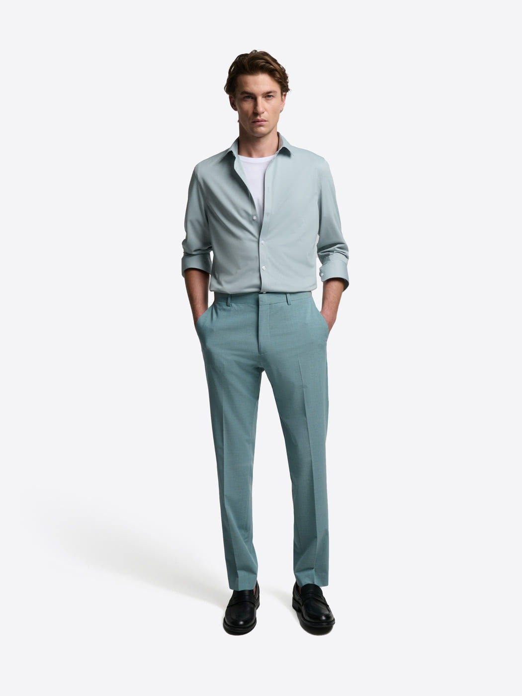 Chemise extraslim en tissu traveler - DEVRED 1902