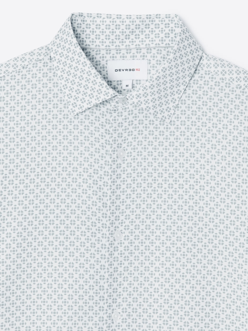 Chemise slim à motif en coton modal - DEVRED 1902