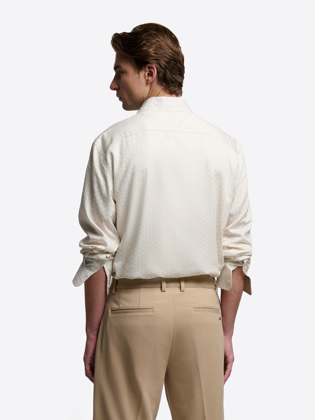 Chemise slim à motif en coton modal - DEVRED 1902