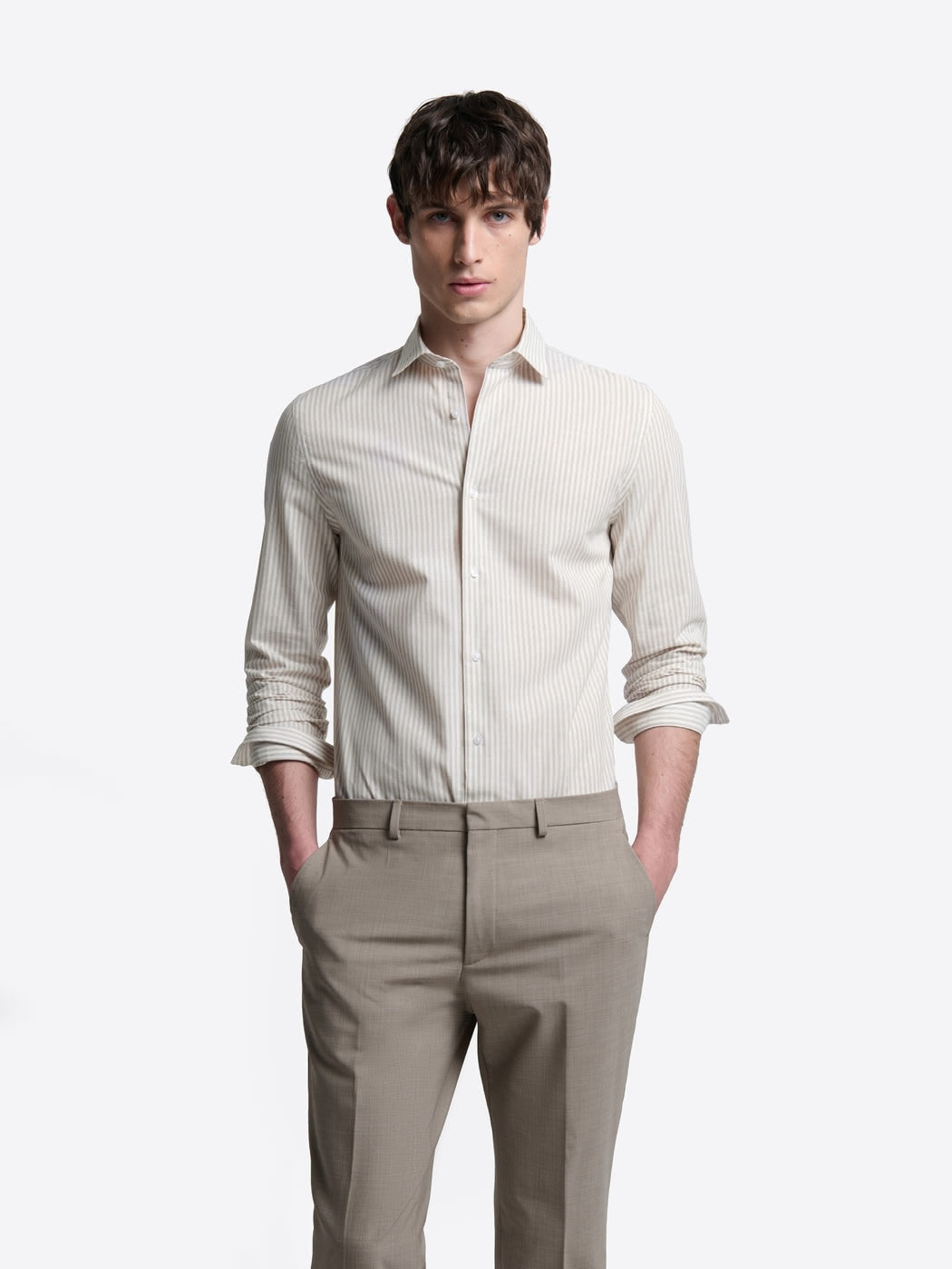Chemise slim rayée - DEVRED 1902