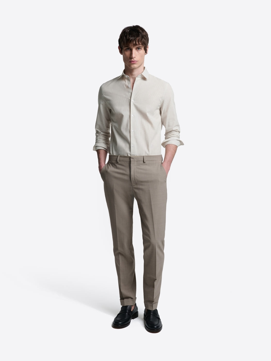 Chemise slim rayée - DEVRED 1902