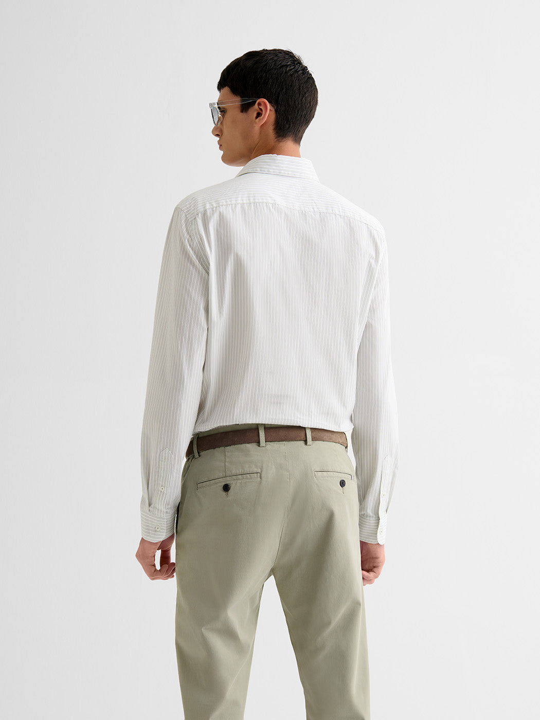Chemise slim en coton rayée - DEVRED 1902