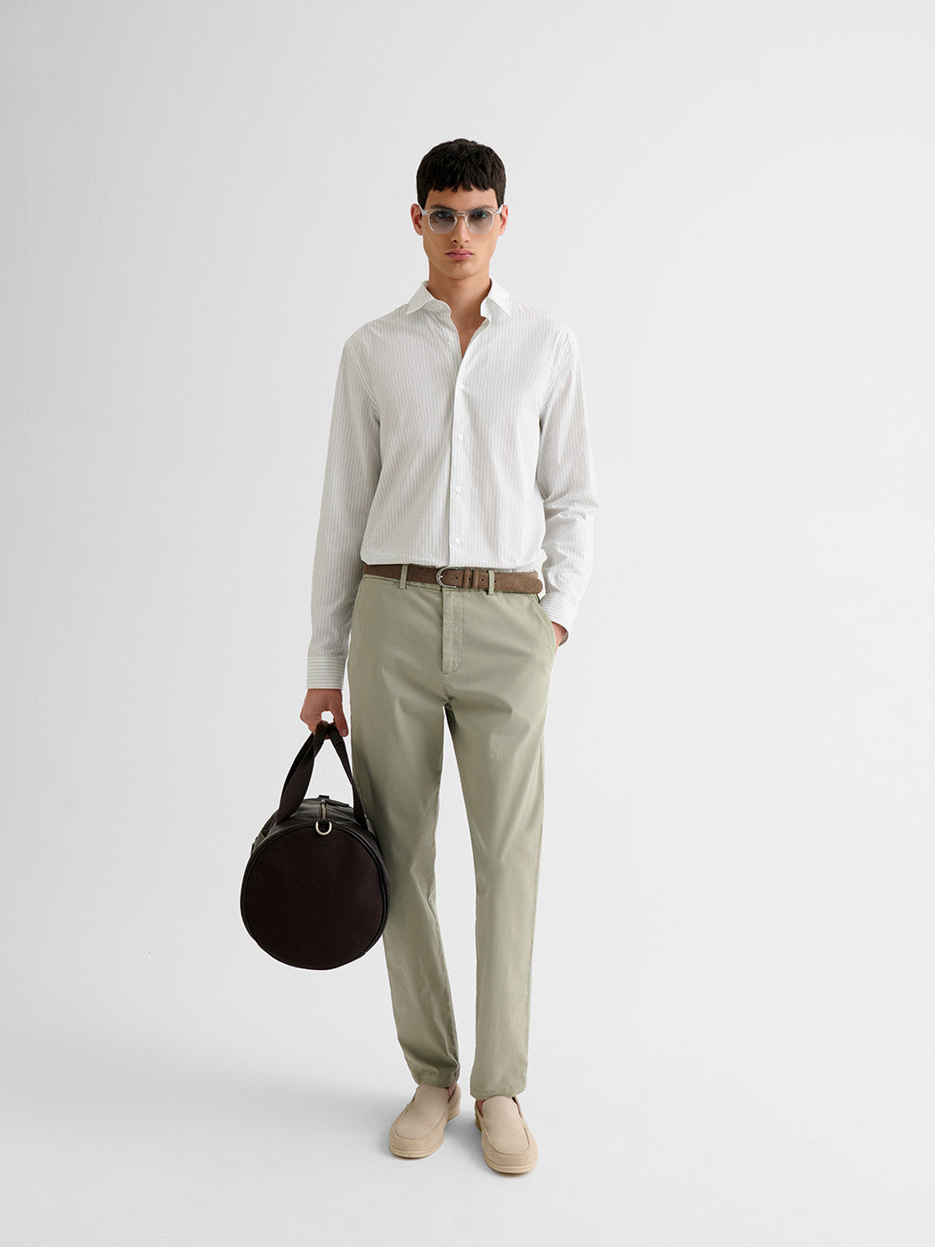 Chemise slim en coton rayée - DEVRED 1902