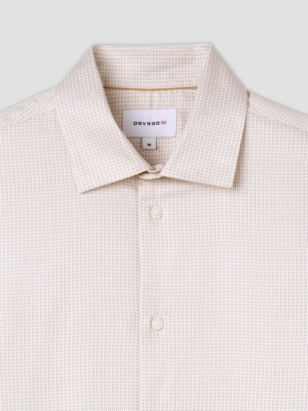Chemise slim en coton à motif - DEVRED 1902