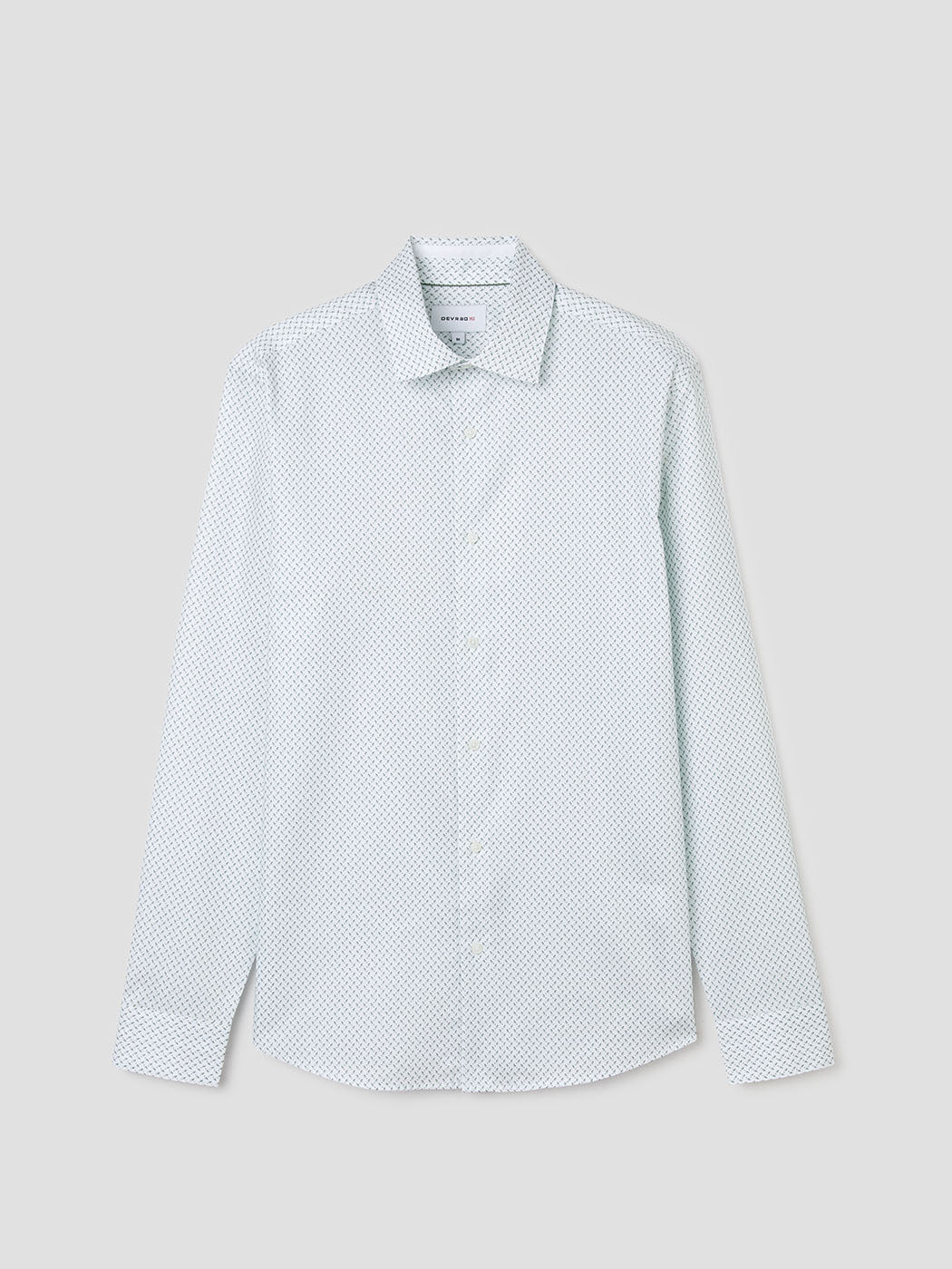 Chemise slim en coton à motif - DEVRED 1902