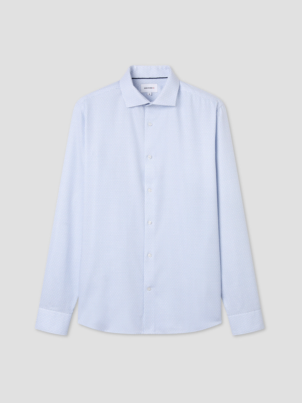 Chemise slim sans repassage à motif - DEVRED 1902