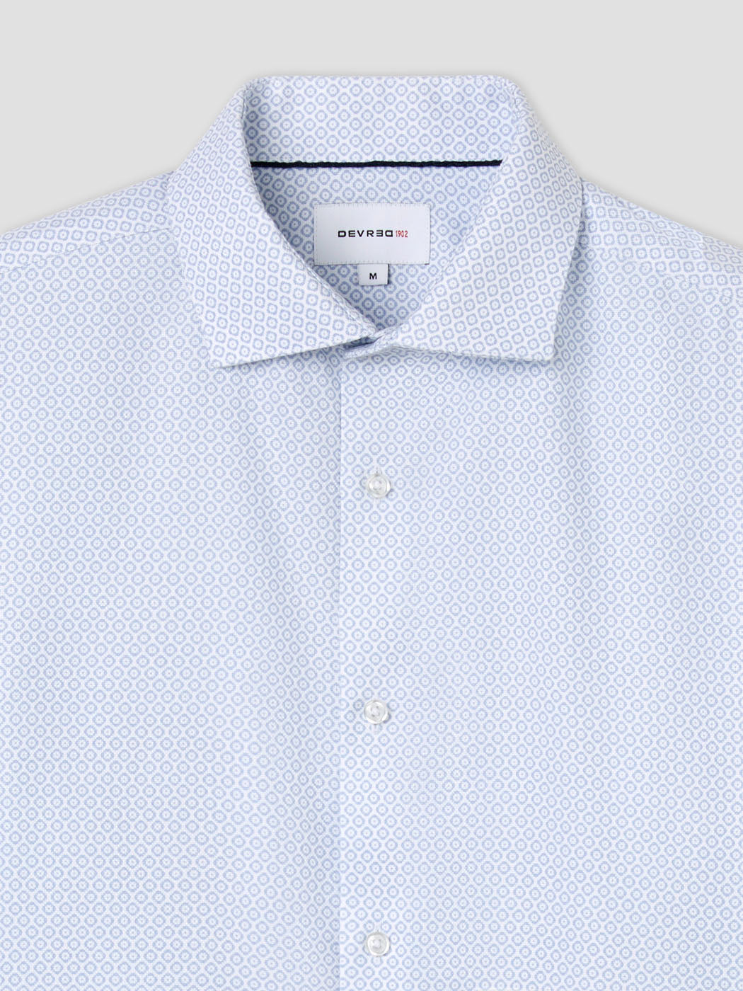 Chemise slim sans repassage à motif - DEVRED 1902