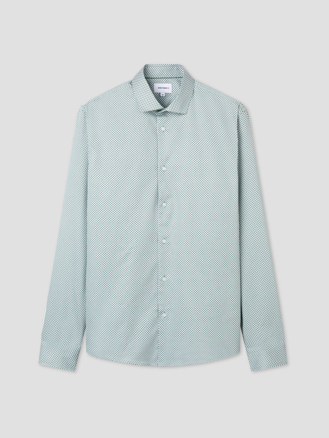 Chemise slim en coton à motif - DEVRED 1902