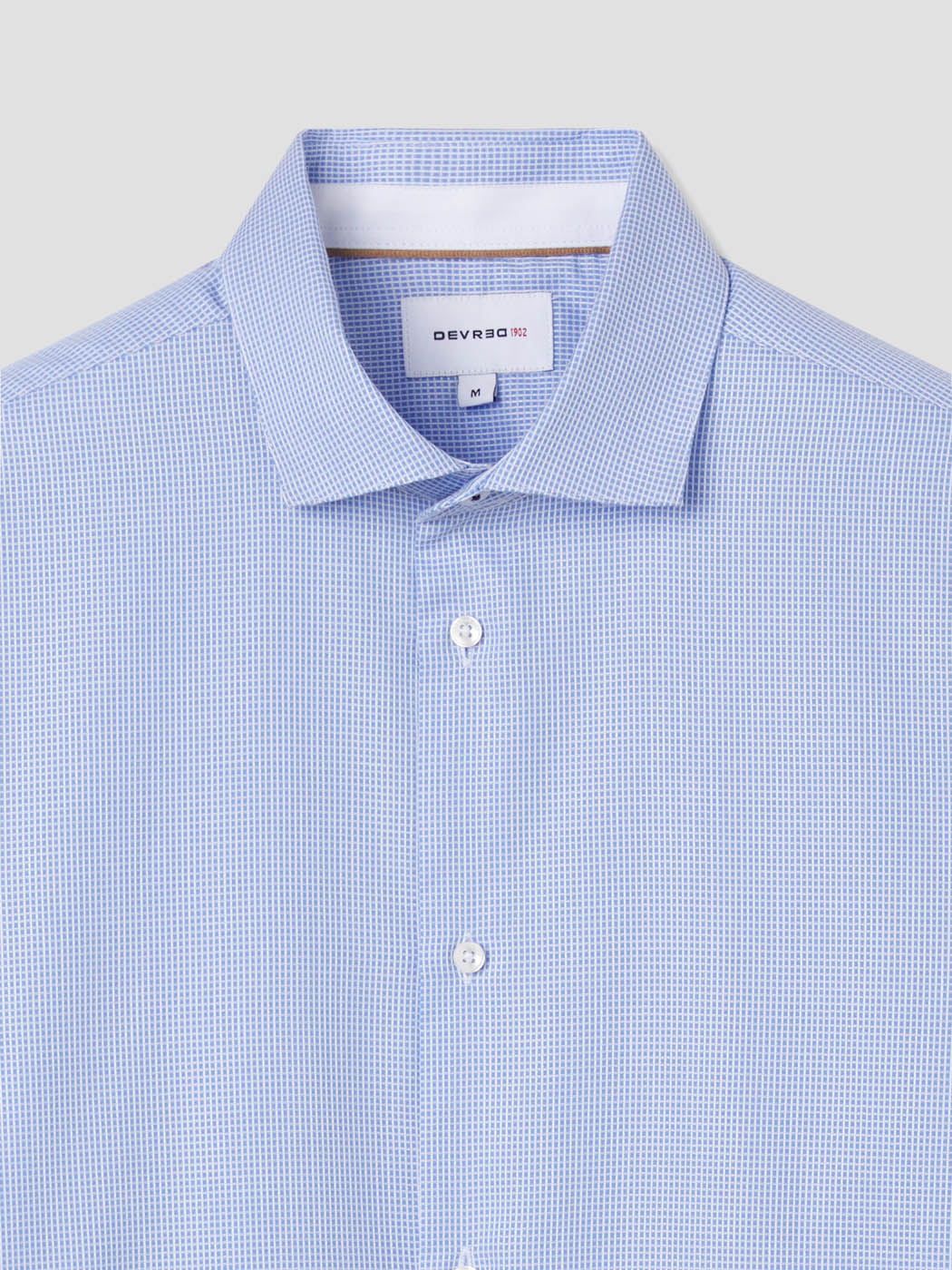 Chemise slim repassage facile à carreaux - DEVRED 1902