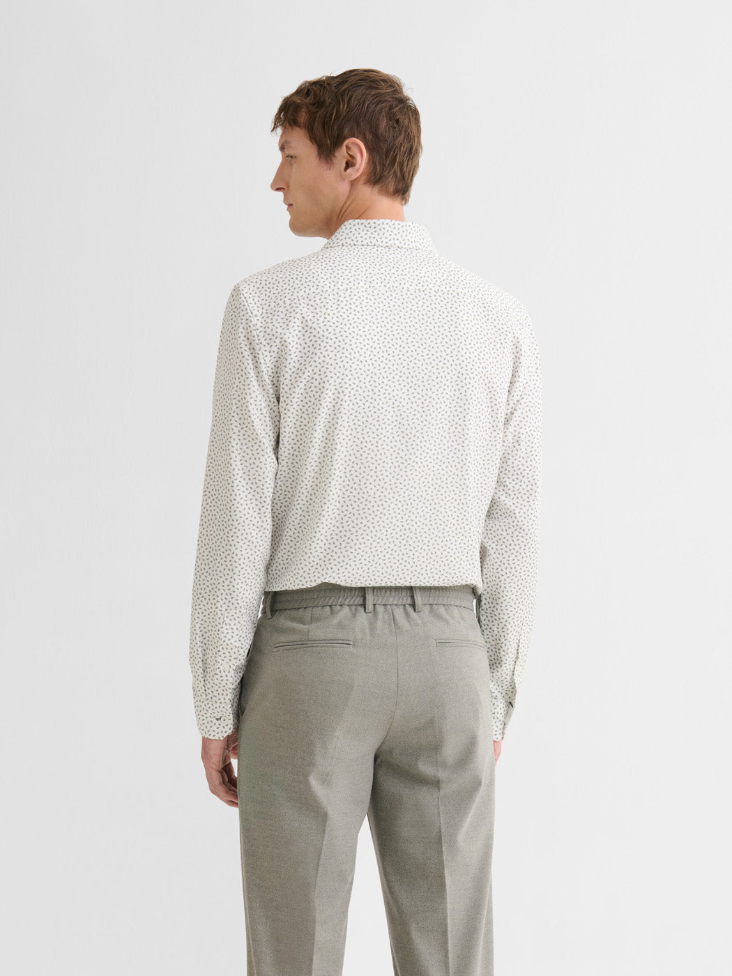 Chemise slim à motif - DEVRED 1902