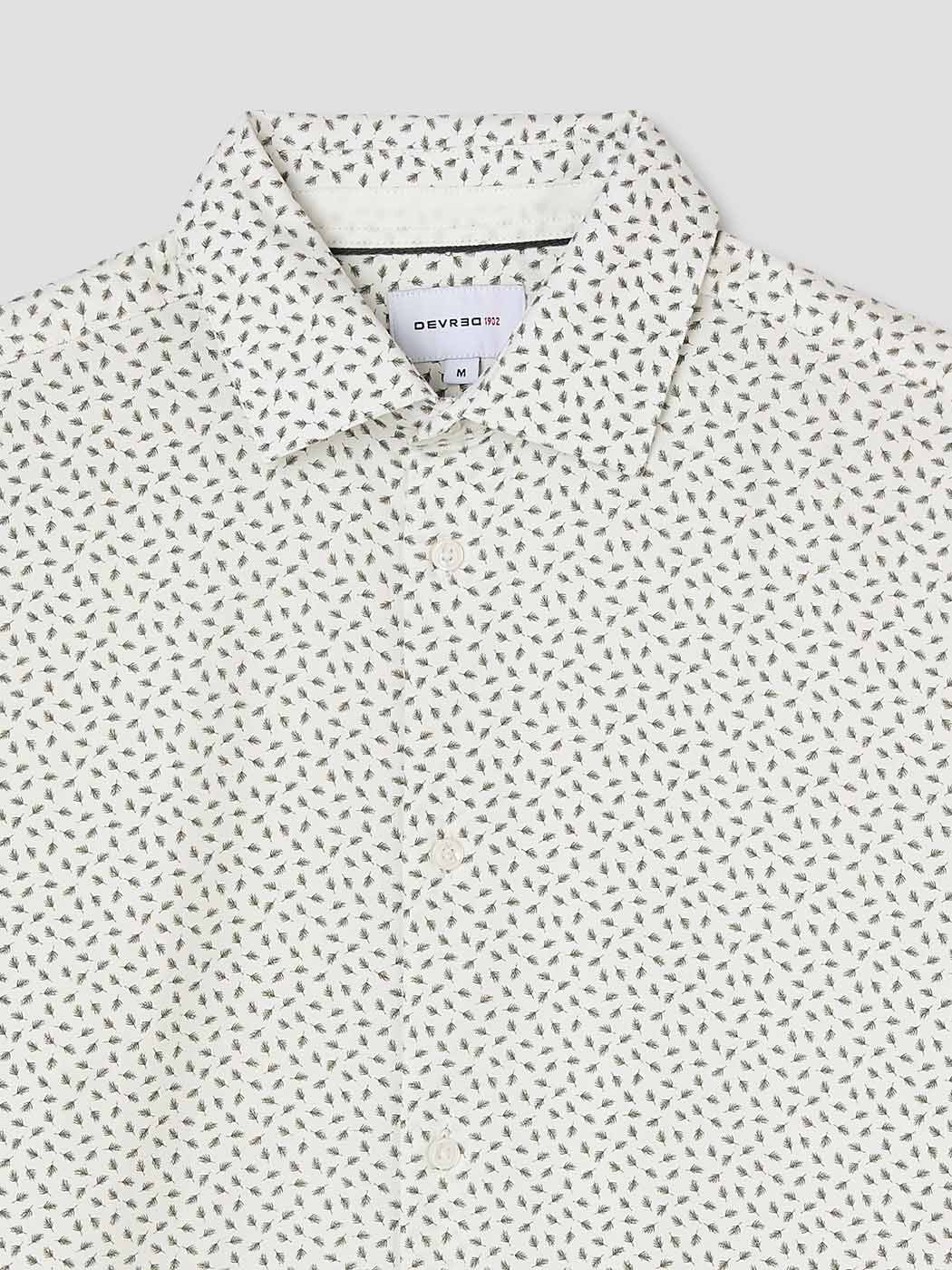 Chemise slim à motif - DEVRED 1902