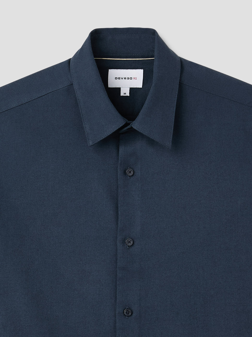 Chemise slim en coton laine - DEVRED 1902
