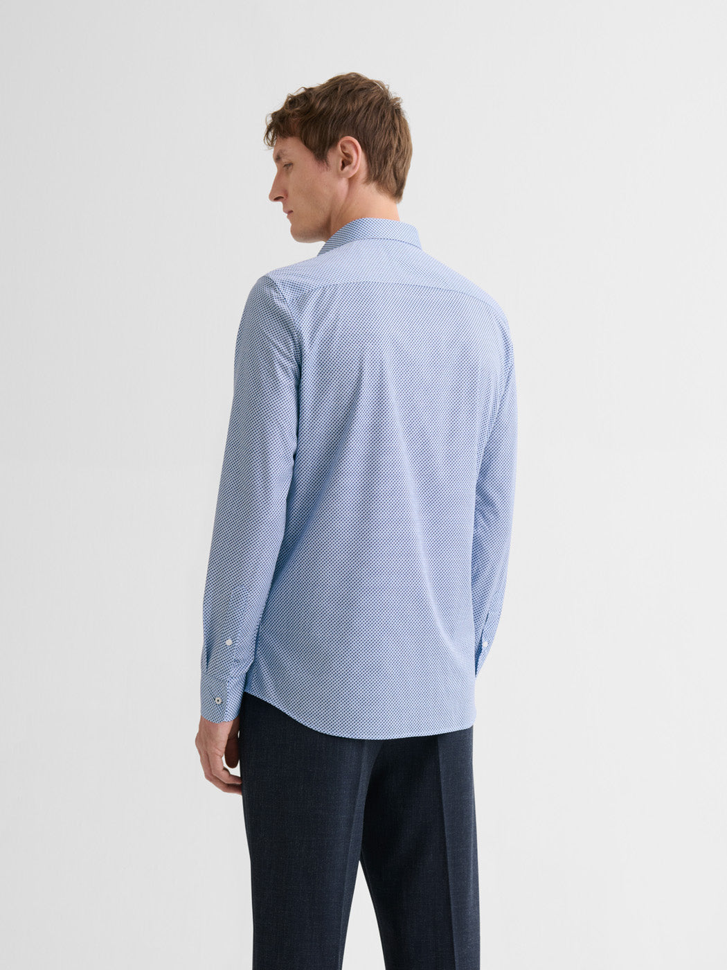 Chemise extraslim tissu traveler à motif - DEVRED 1902