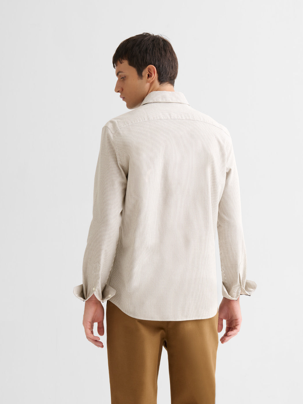 Chemise slim en coton laine - DEVRED 1902