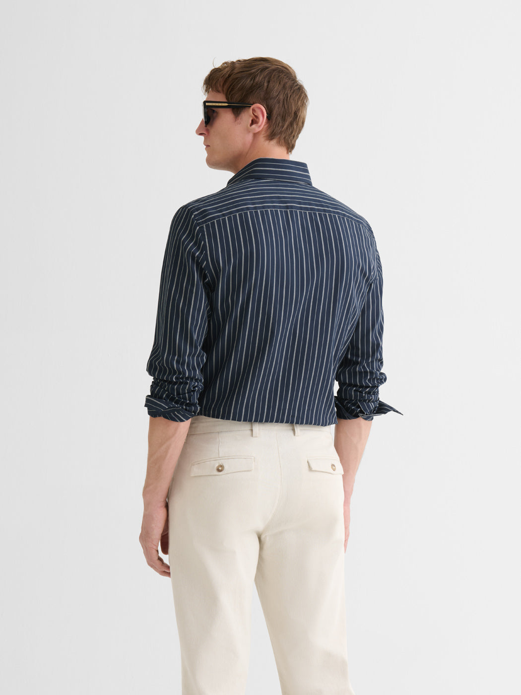 Chemise slim en coton rayée - DEVRED 1902