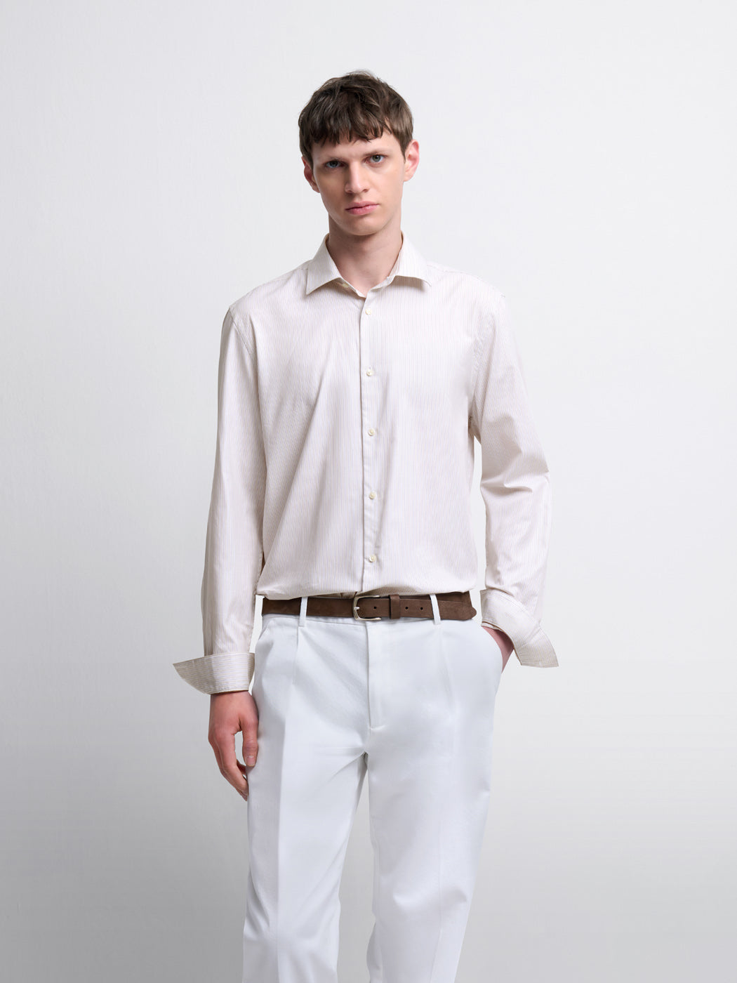 Chemise slim rayée - DEVRED 1902