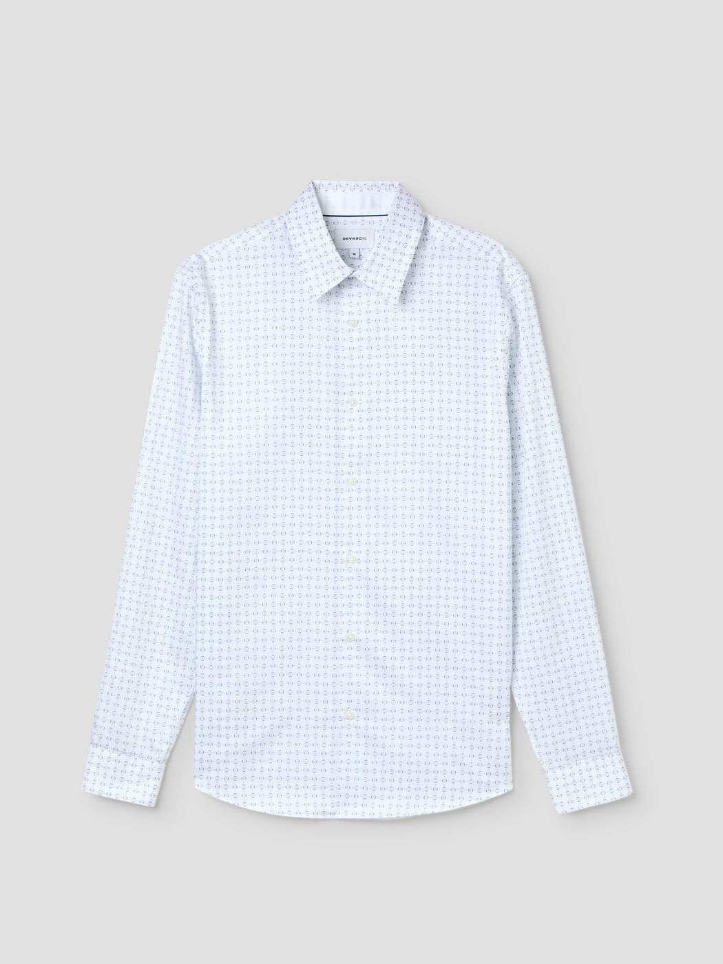 Chemise slim en coton à motifs - DEVRED 1902