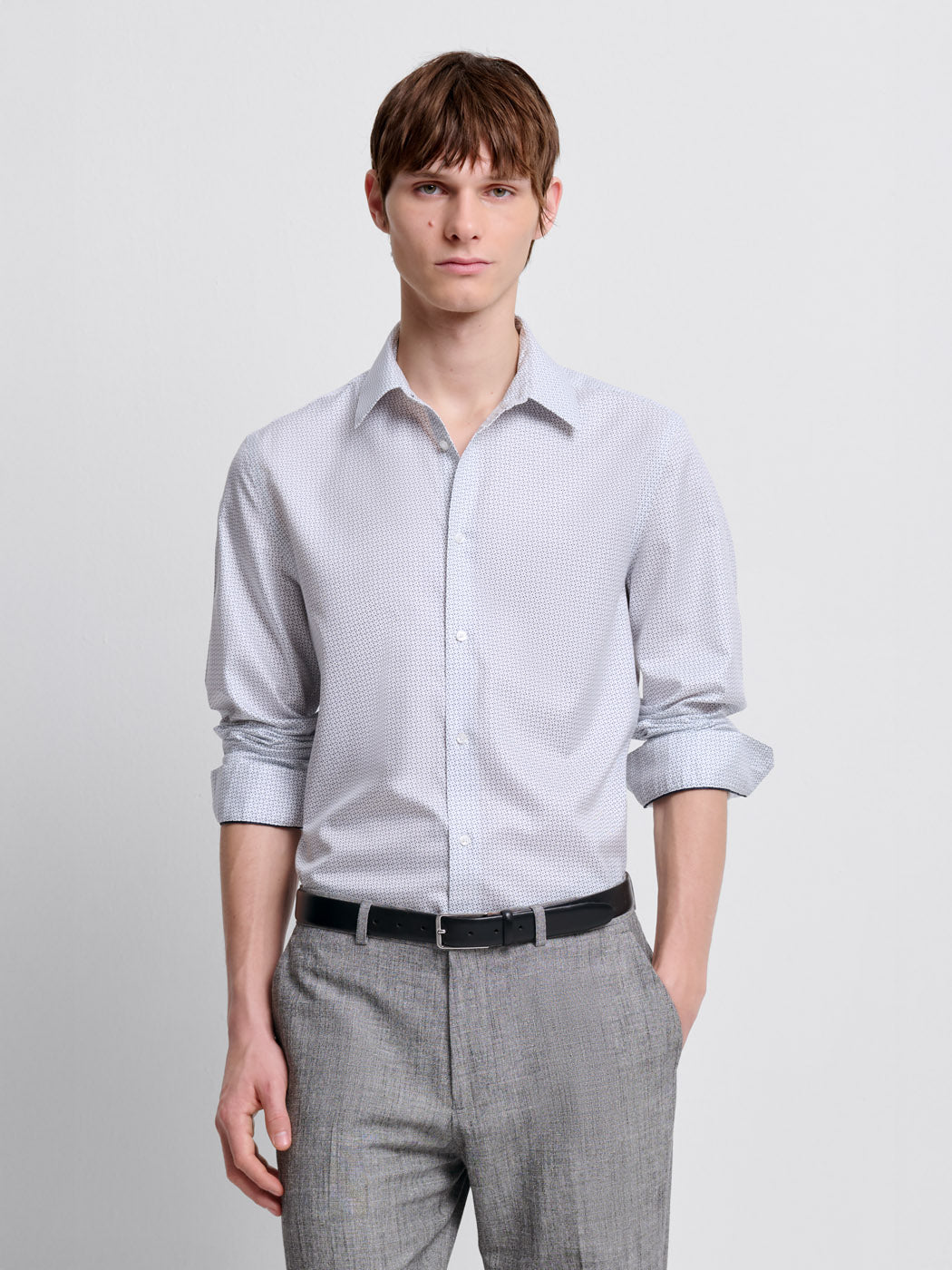 Chemise slim à motifs - DEVRED 1902