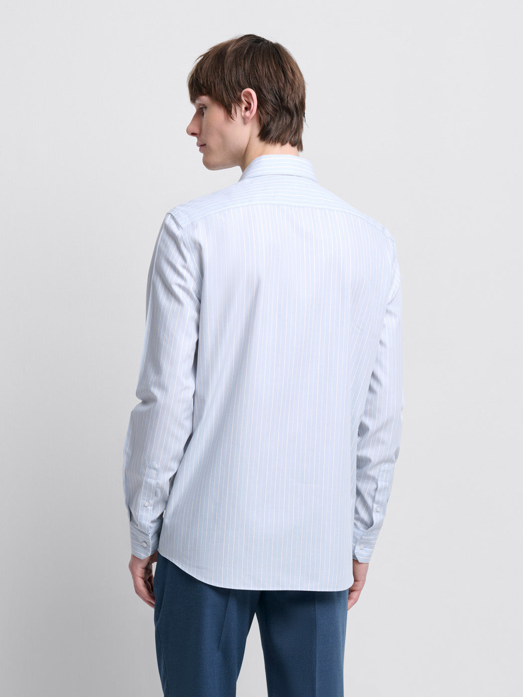 Chemise slim rayée sans repassage - DEVRED 1902