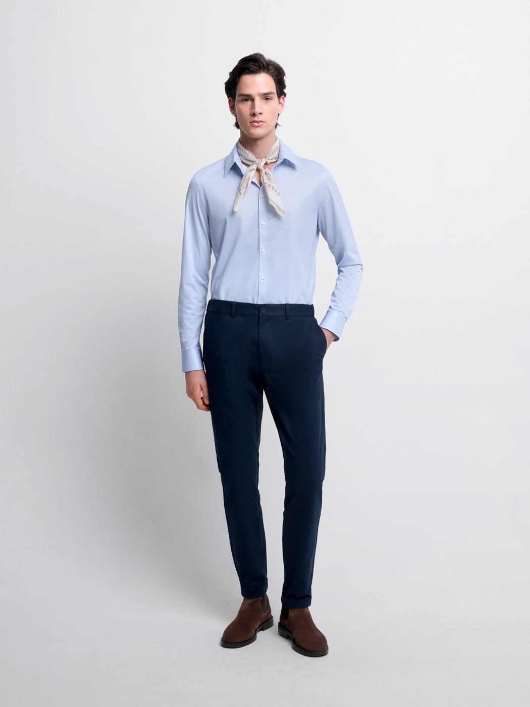 Chemise extraslim à motifs - DEVRED 1902