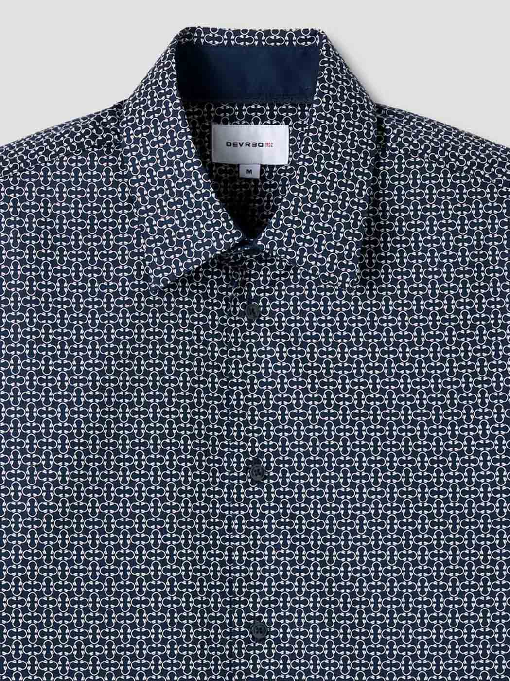 Chemise slim à motifs - DEVRED 1902