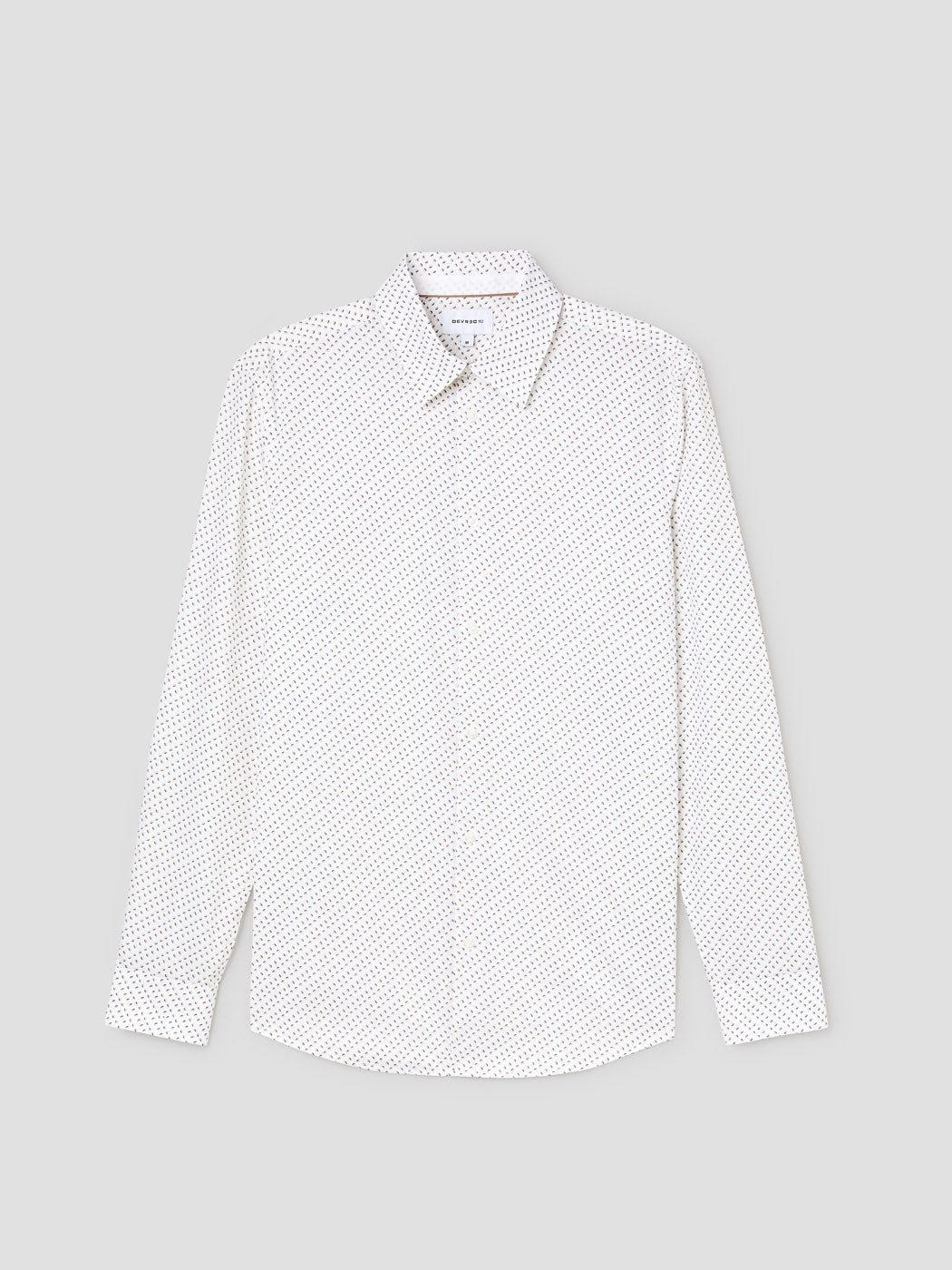 Chemise slim en coton à motifs - DEVRED 1902