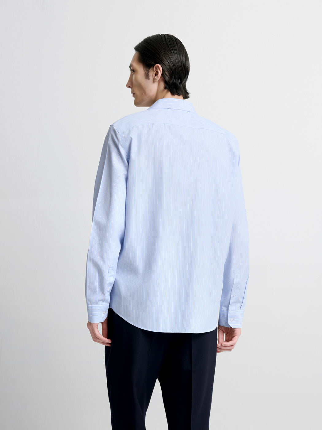 Chemise slim en coton à double rayures - DEVRED 1902