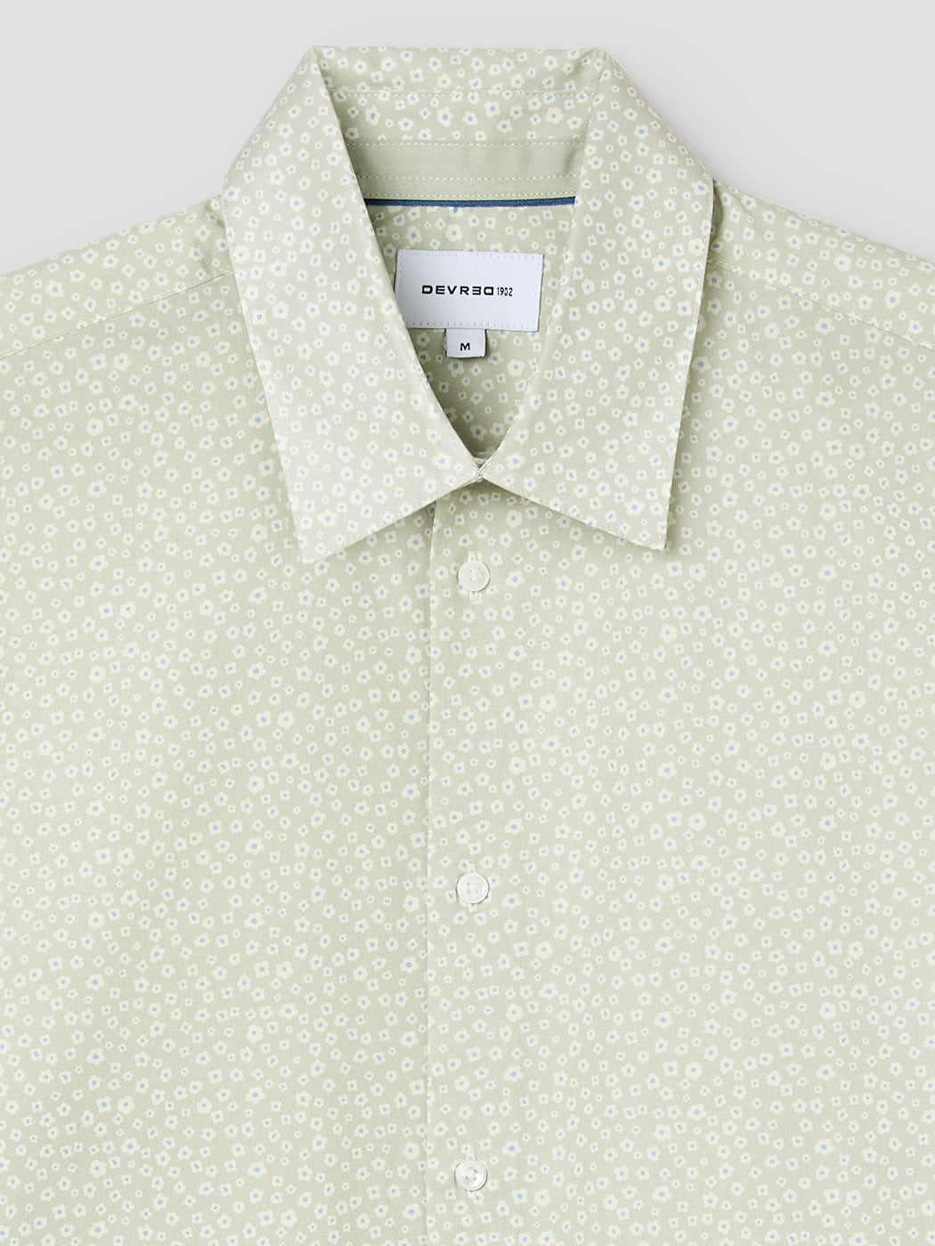 Chemise slim en coton fleurie - DEVRED 1902