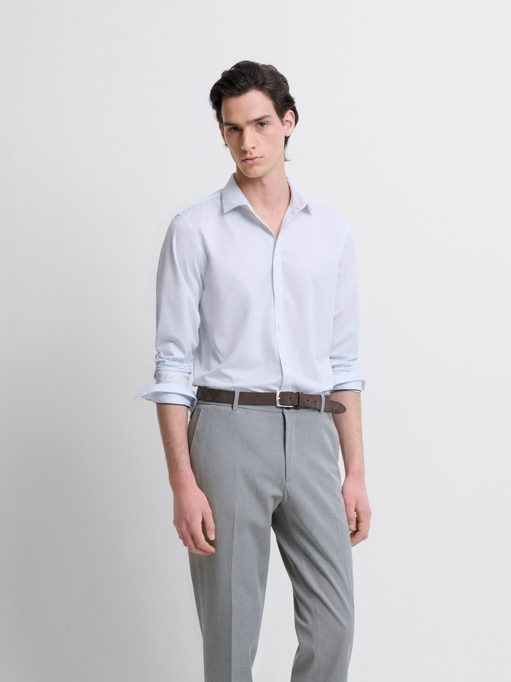 Chemise extraslim à motifs - DEVRED 1902