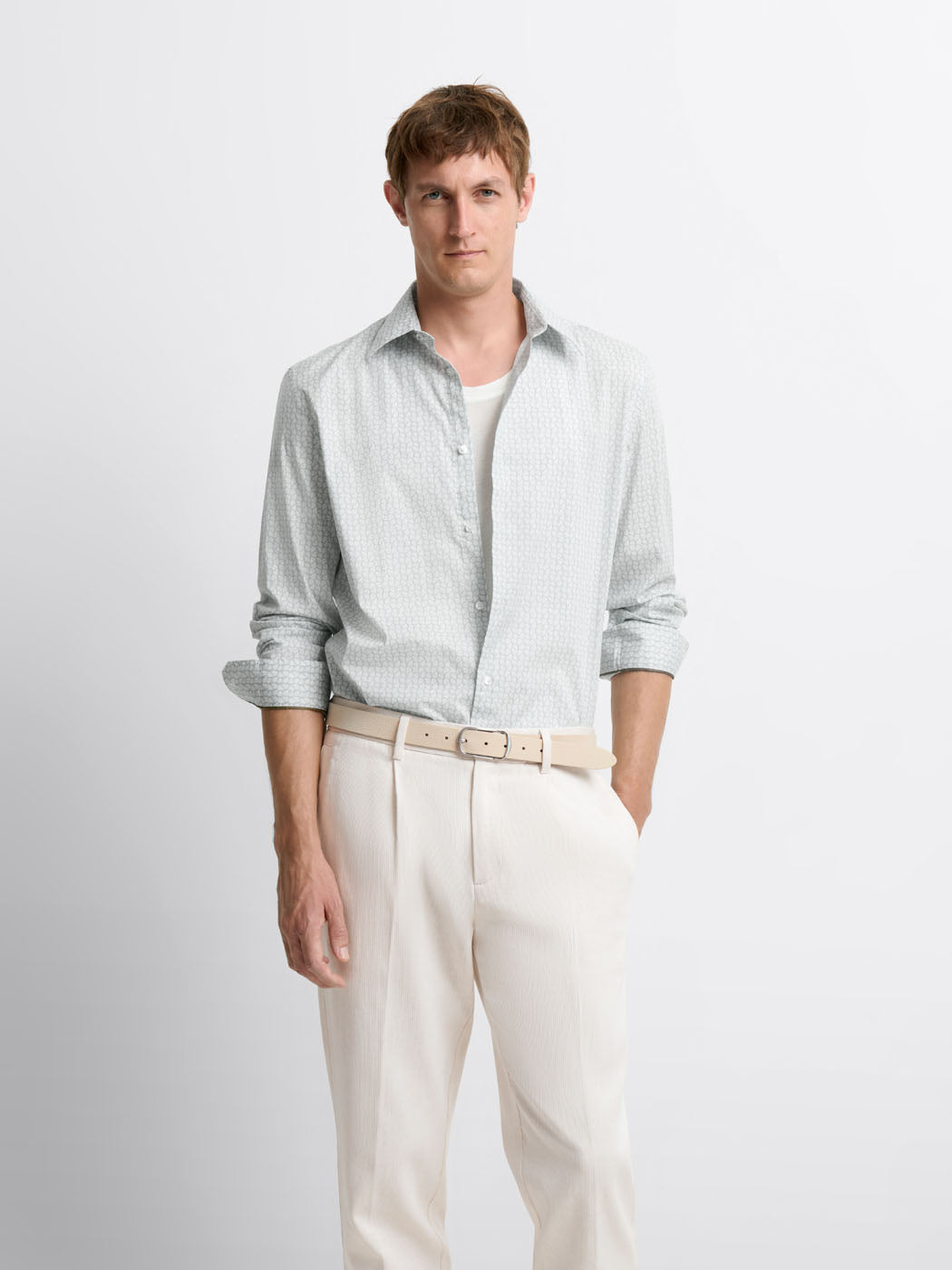 Chemise slim à motifs - DEVRED 1902