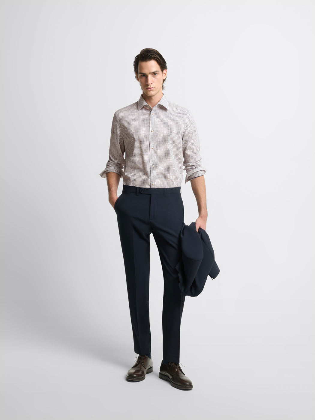 Chemise slim à motifs - DEVRED 1902