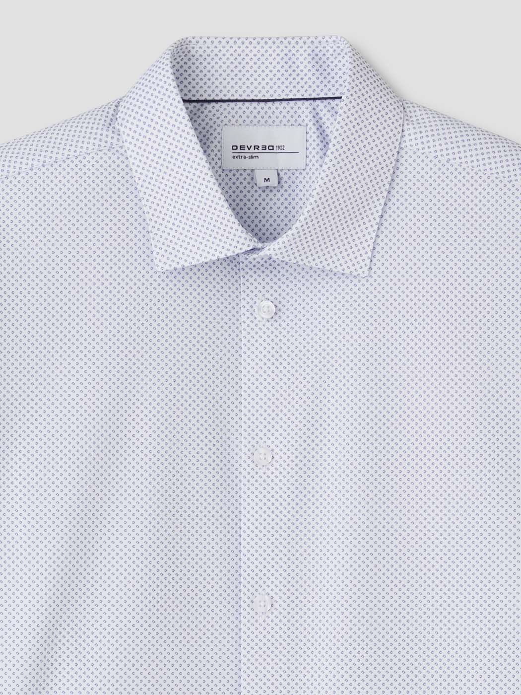 Chemise extraslim à motifs - DEVRED 1902