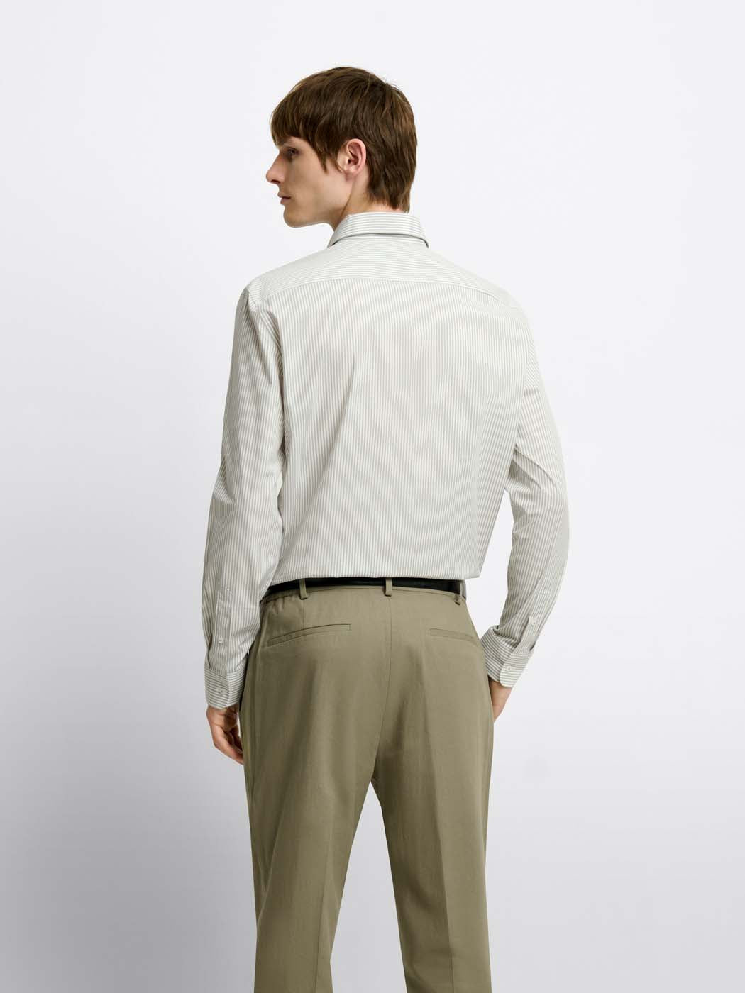 Chemise slim rayée - DEVRED 1902