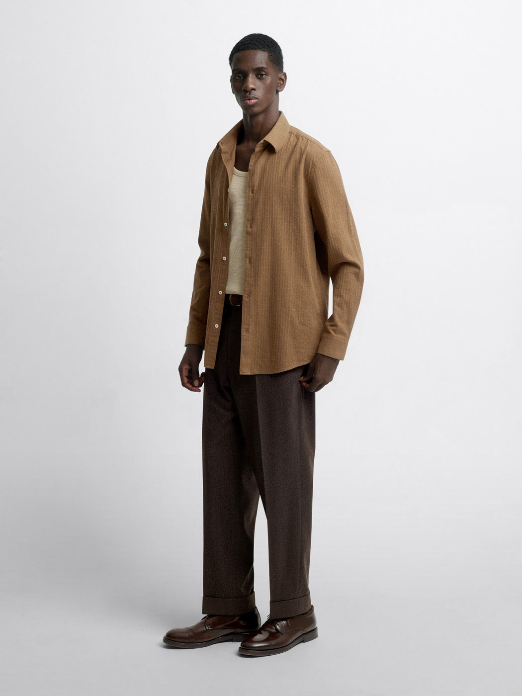 Chemise slim en coton fantaisie - DEVRED 1902