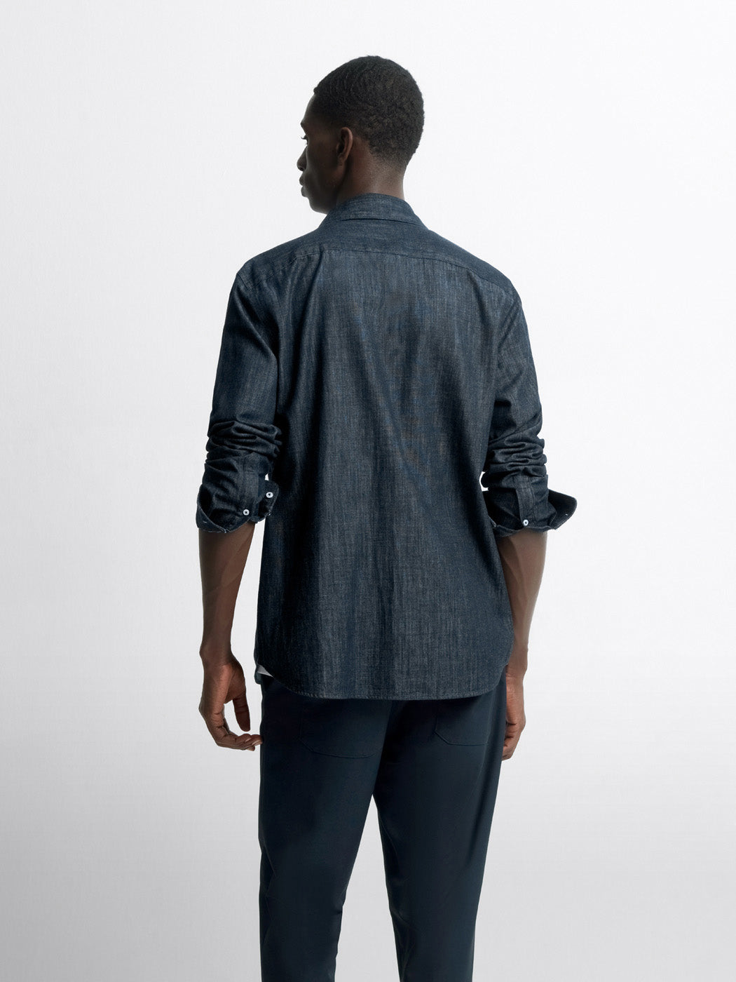 Chemise slim denim en coton - DEVRED 1902