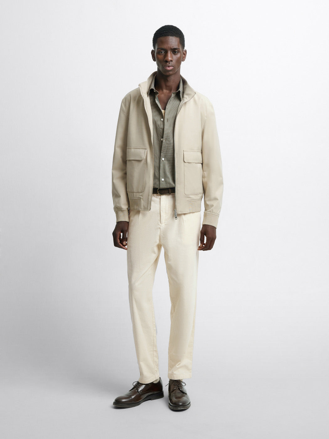 Chemise slim en coton à motifs - DEVRED 1902