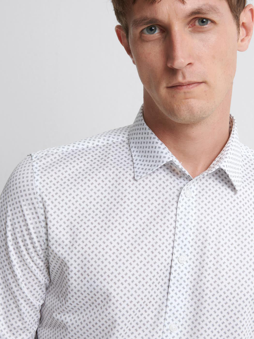 Chemise extraslim à motifs - DEVRED 1902