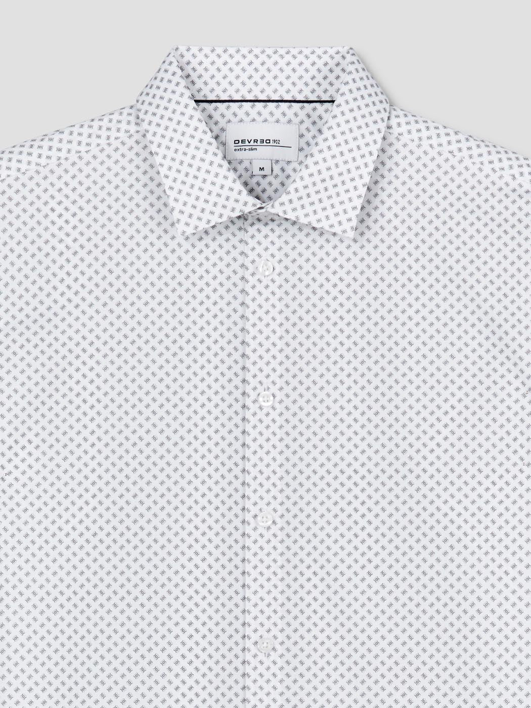 Chemise extraslim à motifs - DEVRED 1902