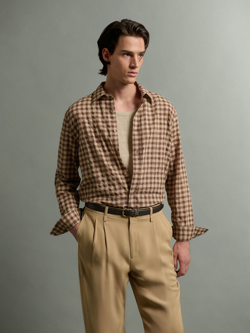 Chemise regular à carreaux - DEVRED 1902