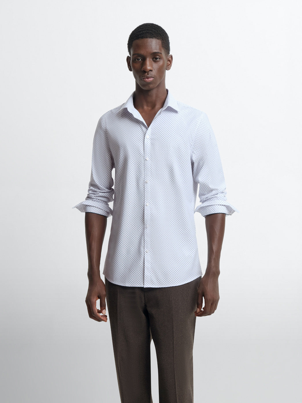 Chemise extra slim à motifs - DEVRED 1902